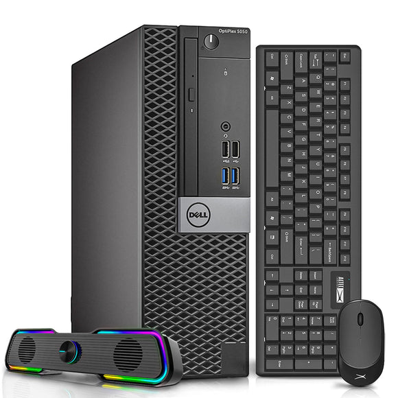 RENEWED Dell Desktop Optiplex 5050, i7 Up to 3.60 GHz, 32GB RAM, Super Fast 1TB SSD, Win 10 Pro, DVD-RW, WIFI, Bluetooth