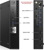 RENEWED Dell Desktop Optiplex 7050 Mini, i5 Up to 3.60 GHz, 16GB RAM, Super Fast 256GB SSD, 23.8" LCD, Win 10 Pro, DVD-RW, WIFI, Bluetooth