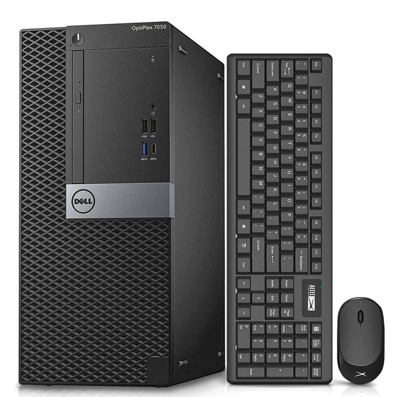 RENEWED Dell Desktop Optiplex 7050, i7 Up to 3.60 GHz, 32GB RAM, Super Fast 1TB SSD, Win 10 Pro, DVD-RW, WIFI, Bluetooth