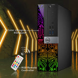 RENEWED Dell Desktop Optiplex 5050, i5 Up to 3.60 GHz, 16GB RAM, Super Fast 512GB SSD, 24" LCD, Win 10 Pro, DVD-RW, WIFI, Bluetooth