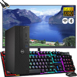 RENEWED Dell Desktop Optiplex 3050, i5 Up to 3.60 GHz, 16GB RAM, Super Fast 512GB SSD, 24" FHD, Win 10 Pro, DVD-RW, WIFI, Bluetooth