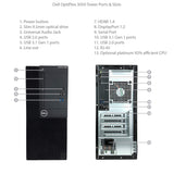 Dell Desktop PC i5 up to 3.80 GHz, 16GB RAM, 512GB SSD, Win 10 Pro WF+BT DVD