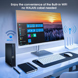 RENEWED Dell Desktop Optiplex 5050 Micro, i5 Up to 3.60 GHz, 16GB RAM, Super Fast 1TB SSD, Win 10 Pro, DVD-RW, WIFI, Bluetooth