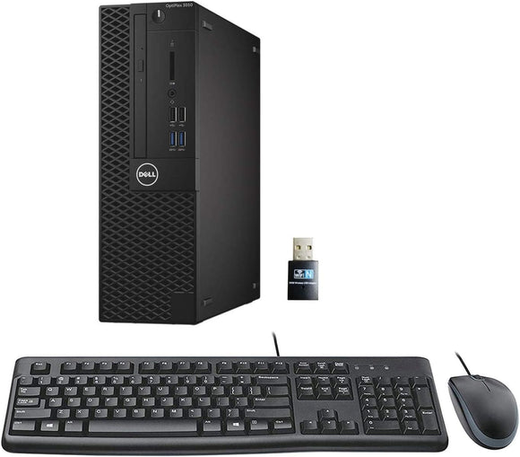 Dell Desktop PC i7 up to 3.60 GHz, 16GB RAM, 512GB SSD, Win 10 Pro WF+BT DVD