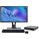 Dell Desktop PC i5 up to 4.20 GHz, 16GB RAM, 256GB SSD, 22" LCD, Win 10 WF+BT DVD