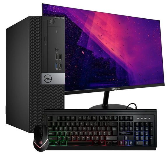 Dell Desktop PC i5 up to 3.8 GHz, 16GB RAM, 500GB SSD, 24