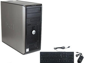 Dell Optiplex Tower Dual Core 2.8 GHz 4GB RAM 80GB HDD Windows XP Professional Keyboard Mouse