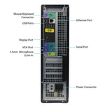 Dell Optiplex 3010 DT SFF  Computer Intel Core i5 3470 3.2GHz 8GB DDR3 RAM 1TB Hard Drive, HDMI, WIFI, Windows 10 Pro 64 Bit