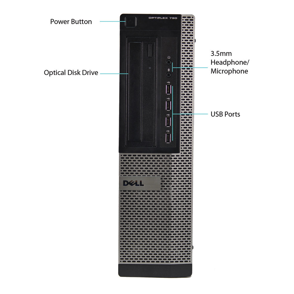 Dell Optiplex 7010 SFF Desktop Computer – I3, 4GB RAM, 500GB HDD
