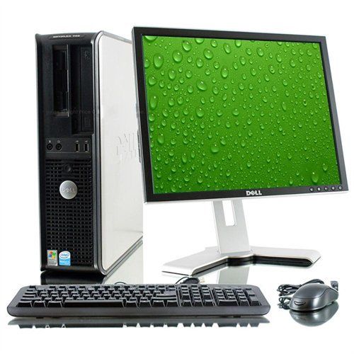 Dell Dell Optiplex Desktop Computer Windows 7 Pro 64 Bit PC LCD M