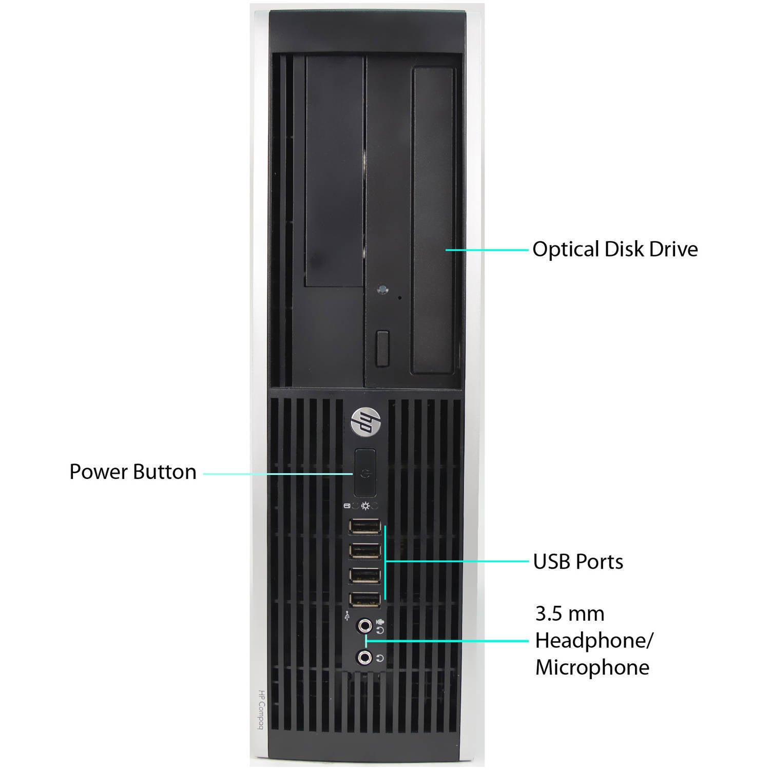 HP Compaq 8300 Elite SFF Desktop Computer – I5, 8GB RAM, 256GB SSD