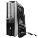 HP Compaq  6200 Pro SFF PC  Desktop Computer  i5-2400 Quad Core 3.10GHz 8GB 1TB DVD Windows 10 Pro 64 Bit WiFi 19" LCD  Keyboard Mouse