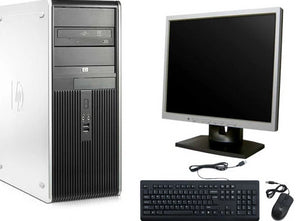 HP DC 7900 Tower Core 2 Duo Dual Core  2.93Ghz 4GB 1TB DVDRW WiFi Windows 10 PRO 64 Bit 19" LCD