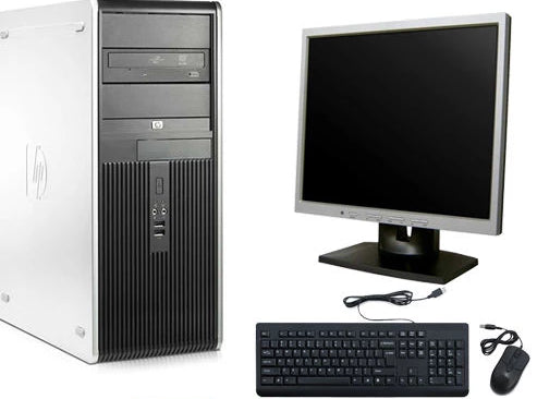 Verdorie Afzonderlijk Wijden HP Desktop Computer Tower Core 2 Duo Windows 10 LCD Monitor Keyboard a –  RefurbishedPC