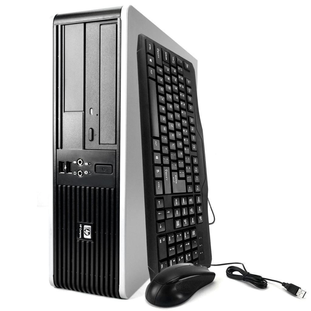 HP Compaq pro DC5800 SFF PC Desktop Computer Intel Core Duo 2.5GHz 2GB Ram  250GB DVD windows 7 pro 32 bit Processor 17