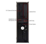 CLEARANCE!!! WIN 7 Pro Dell Optiplex Desktop Computer Core 2 Duo 2.8 GHz / 4GB RAM / 500GB HDD