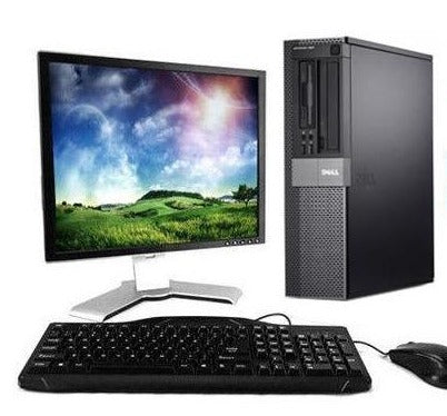 Dell Optiplex 960 Desktop PC Computer Windows 10 with Flat LCD