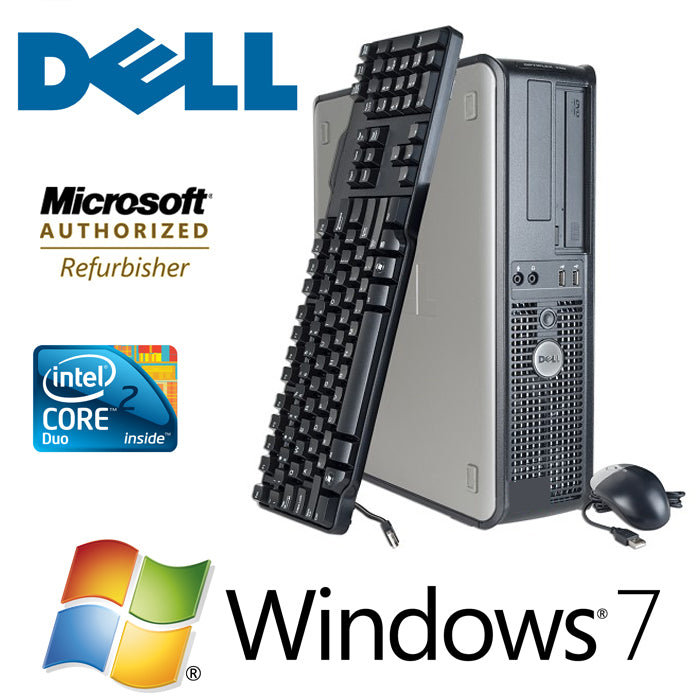 Cheap Windows 7 Computer Dell Fast Dell Optiplex Desktop PC Windows 7 Pro Computer Keyboar SFF ...