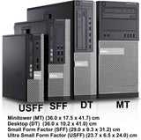 Dell Optiplex 7010 Tower Intel Core i5 3470 3.2GHz 8GB Ram 2TB Hard Drive Windows 10 Pro 64 bit