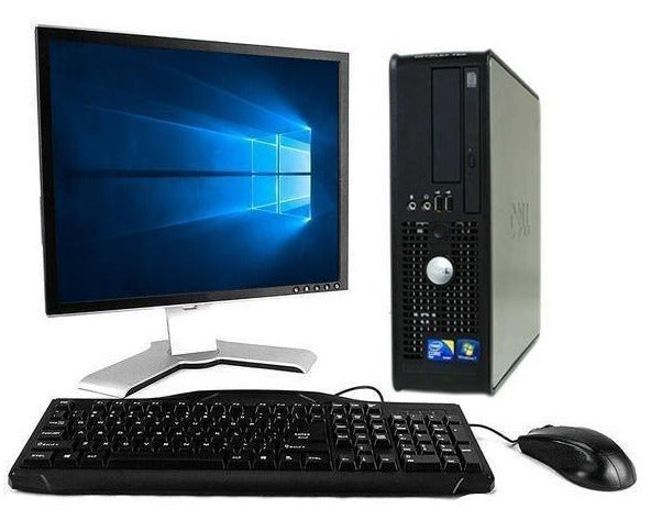 Dell Optiplex 780 Desktop Windows 10 Computer with LCD Monitor